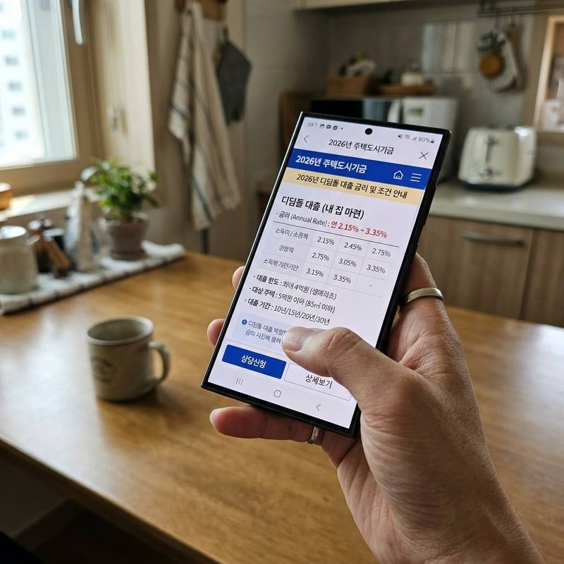 디딤돌대출 금리 조건 2026
