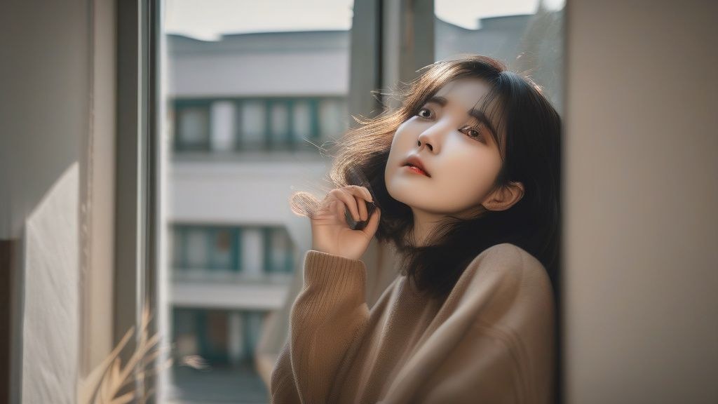 AI 도구 사용법을 배우는 한국인 수강생의 손 클로즈업