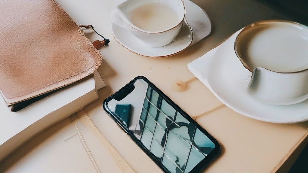 책상 위에 놓인 노트북, 태블릿, 필기구와 함께 다양한 부업 아이템 관련 자료들이 놓여 있는 모습